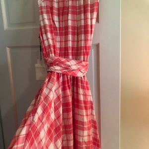 Calvin Klein summer dress pink gingham